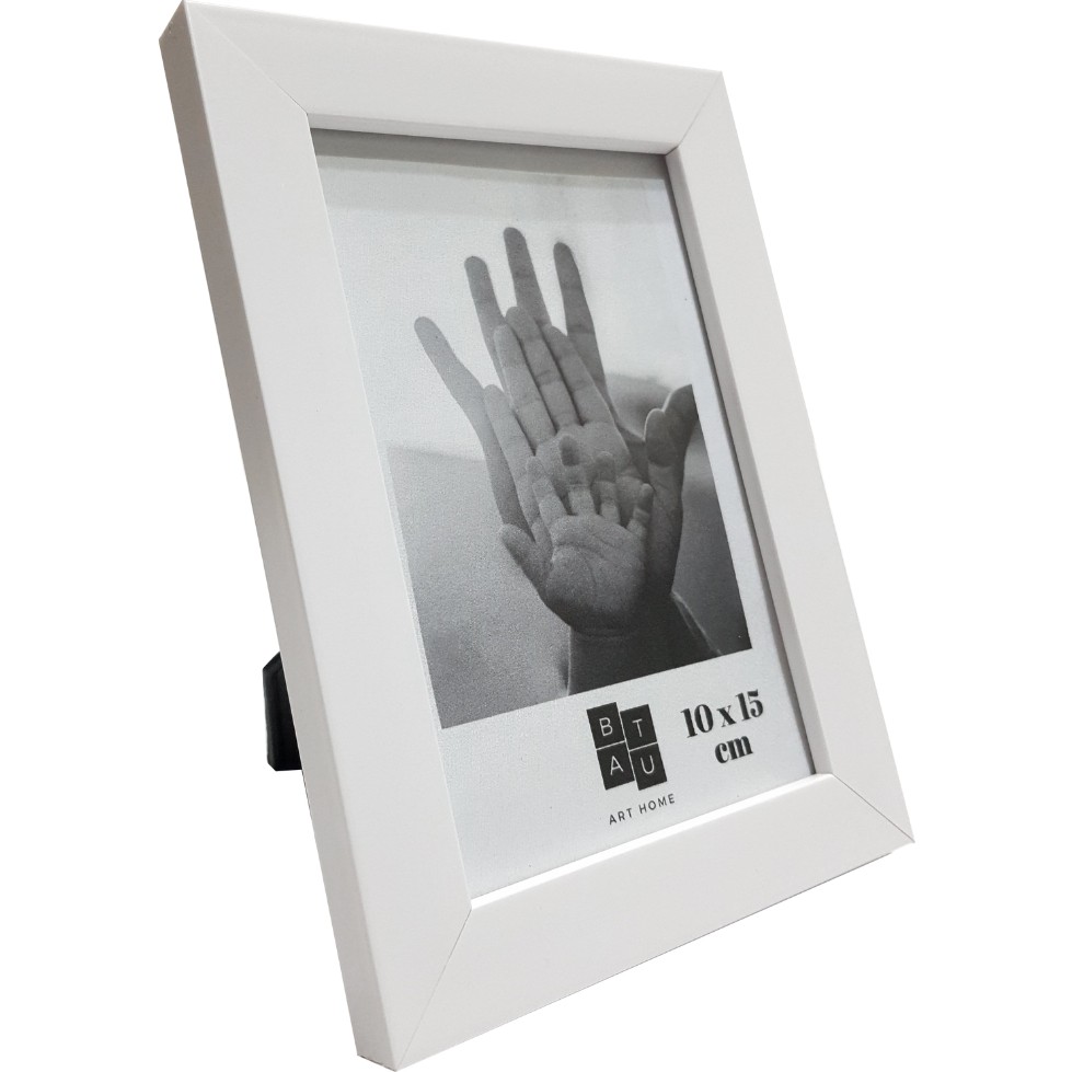 Batu Art Home Fotoğraf Çerçevesi 10 x 15 cm Beyaz Renk Korumalı Kırılmaz Pleksi Camlı Masaüstü Ayaklı ve Duvara Asılabilir Diğer Fiyatı