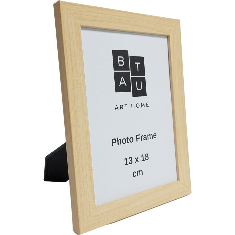 Batu Art Home Fotoğraf Çerçevesi 13 x 18 cm Naturel Renk Korumalı Kırılmaz Pleksi Camlı Masaüstü Ayaklı ve Duvara Asılabilir Resim & Fotoğraf Çerçevesi Fiyatı