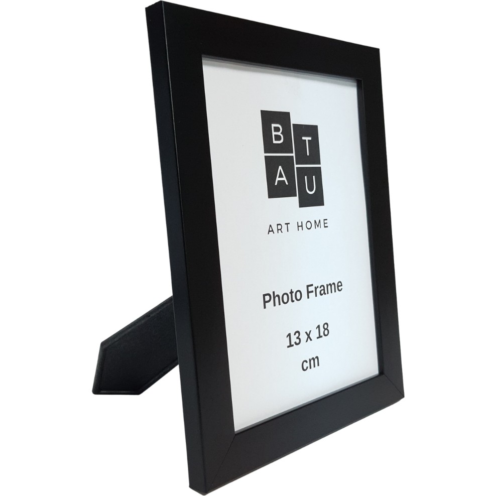 Batu Art Home Fotoğraf Çerçevesi 13 x 18 cm Siyah Renk Korumalı Kırılmaz Pleksi Camlı Masaüstü Ayaklı ve Duvara Asılabilir Resim & Fotoğraf Çerçevesi Fiyatı
