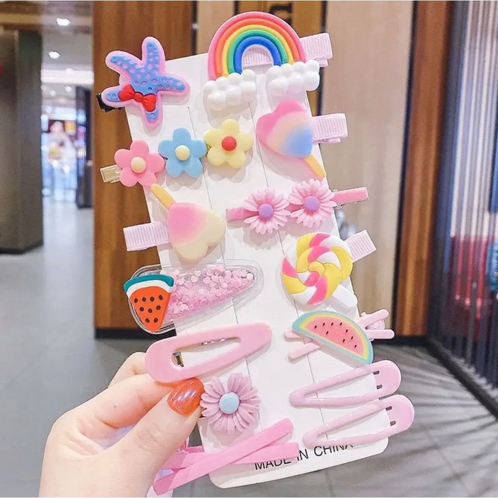 BATU Kız Bebek ve Çocuk Toka Seti - 50P-Pembe Toka, Taç & Saç Bandı Fiyatı