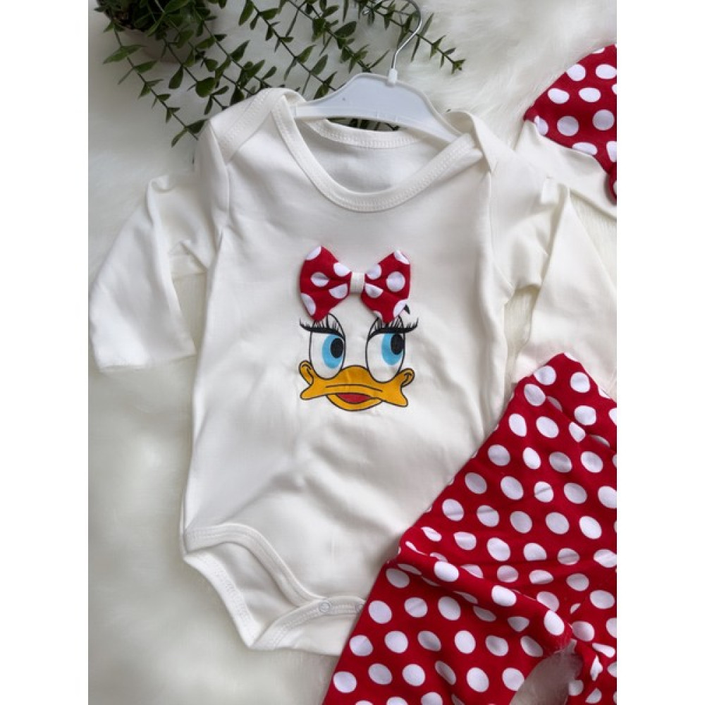Baume Clothes Puantiyeli Ördek Badi 2 Li Takım Bebek Giysi Takım Fiyatı