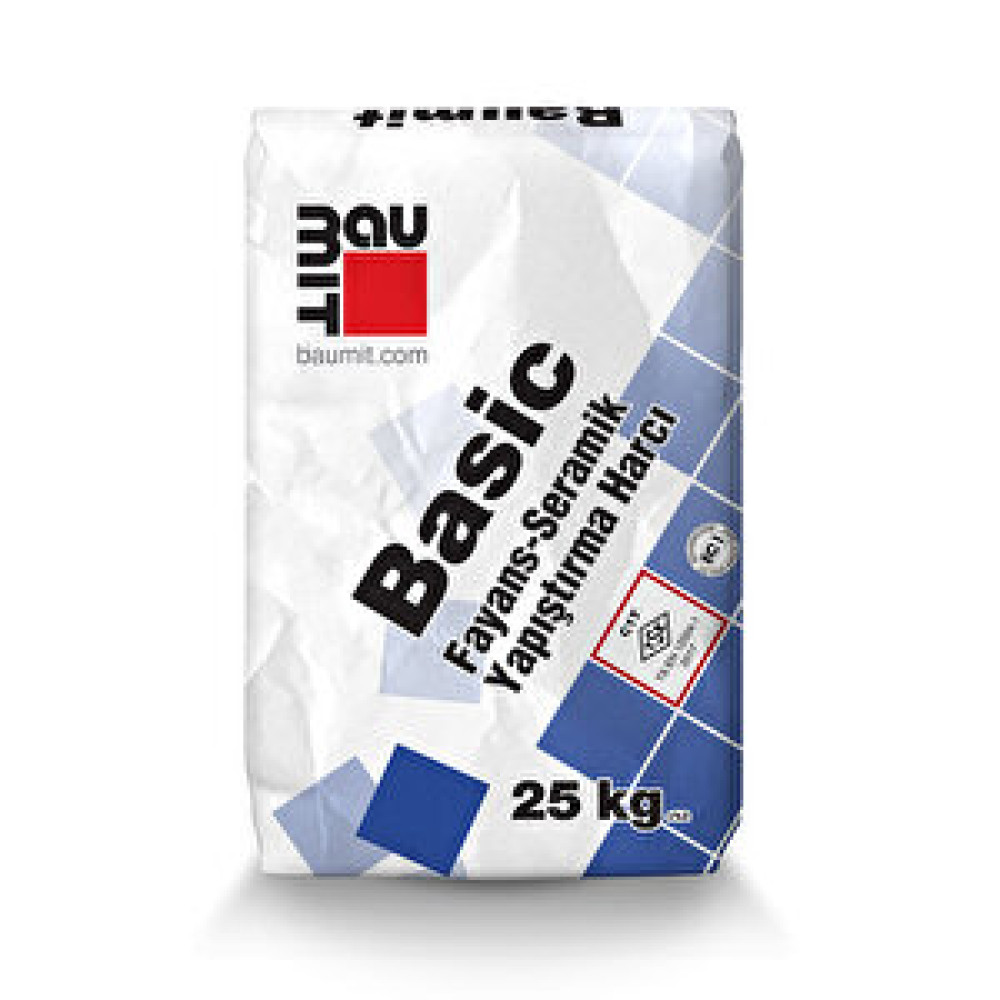Baumit Basic Baumit Seramik Yap.C1T Gri 25 Kg Seramik Yapıştırma Harcı Fiyatı