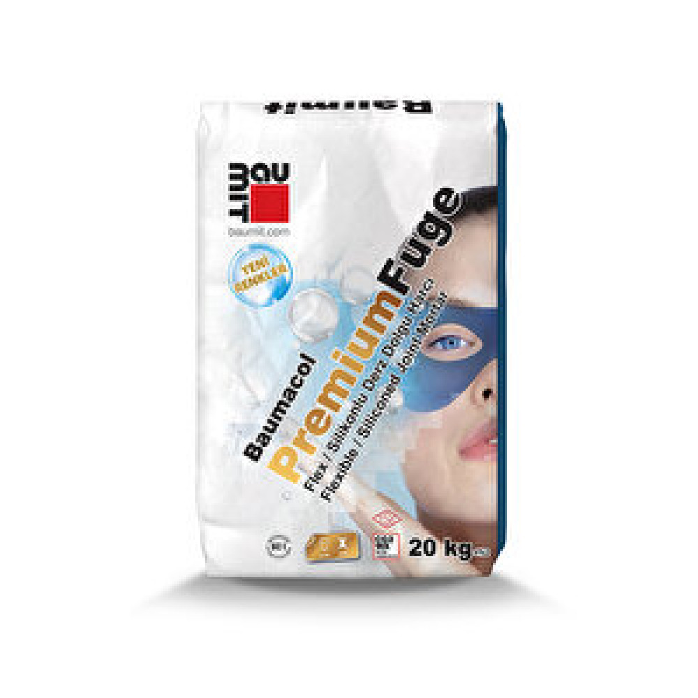 Baumit Premiumfuge Esnek Derz Dolgu Harcı Flexfuga CG2 White 20 kg Nalburiye & Hırdavat Fiyatı