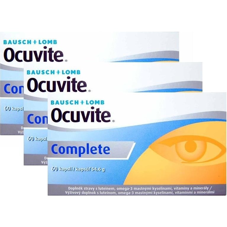 Bausch + Lomb Ocuvite Complete 60 Kapsül - 3 Adet 11 Yaş Üstü İçin Vitaminler Diğer Fiyatı