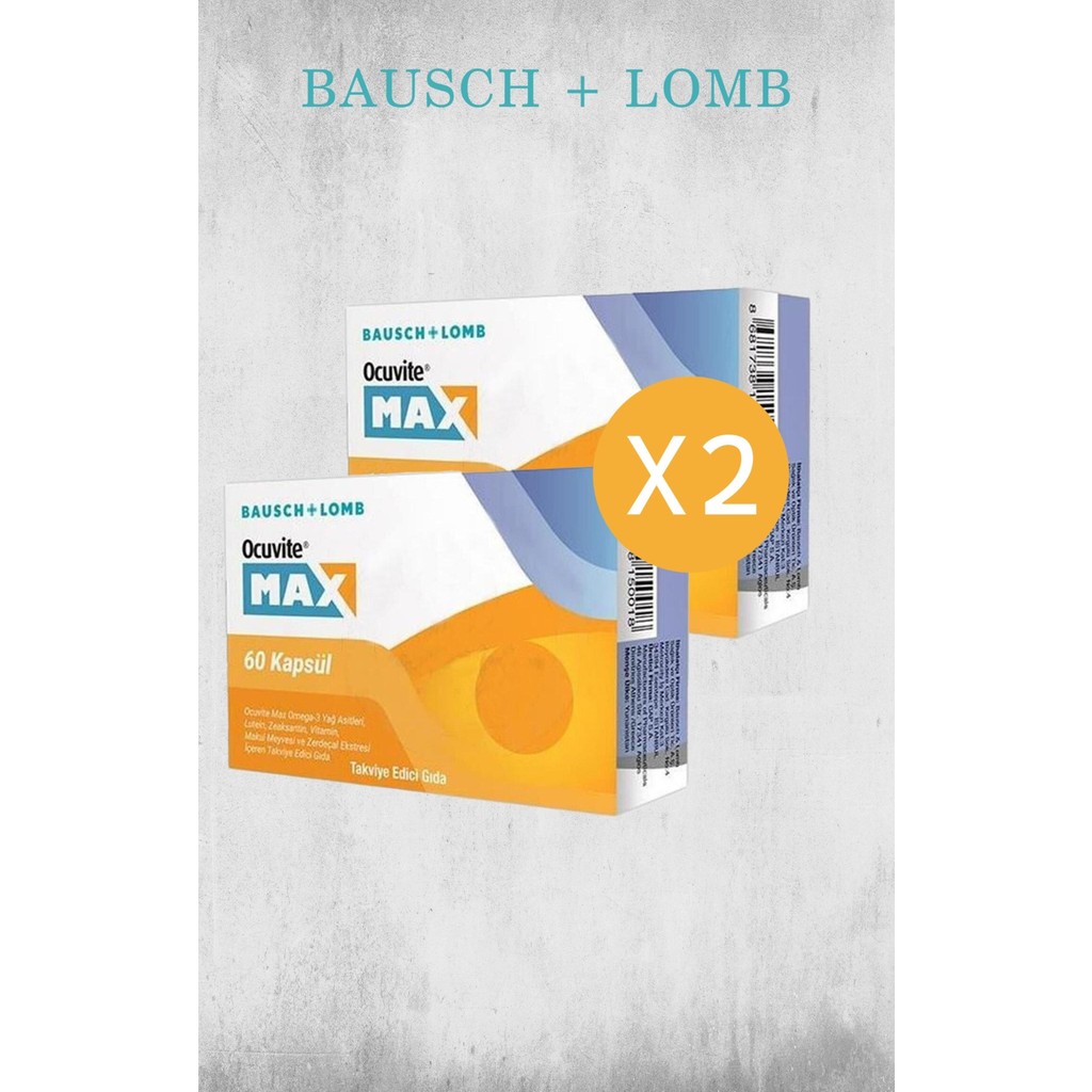Bausch + Lomb Ocuvite Max 60 Kapsül 2 Adet Diğer Fiyatı