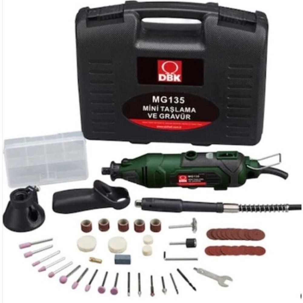 Bavaria Dbk MG135 Mini Taşlama ve Gravür Seti 85 Parça Taşlama Makinesi Fiyatı