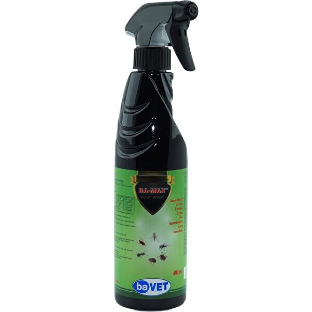 Bavet Ba-Max Pump Sprey 400 ml Bavet Sivrisinek, karasinek, hamamböceği, pire ve kene mücadelesi için sprey ürün. Sinek-Kene-Haşere Kovucu Fiyatı