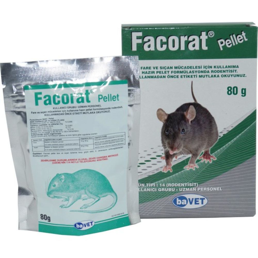 Bavet Facorat Pellet 80 G Bavet Sinek-Kene-Haşere Kovucu Fiyatı