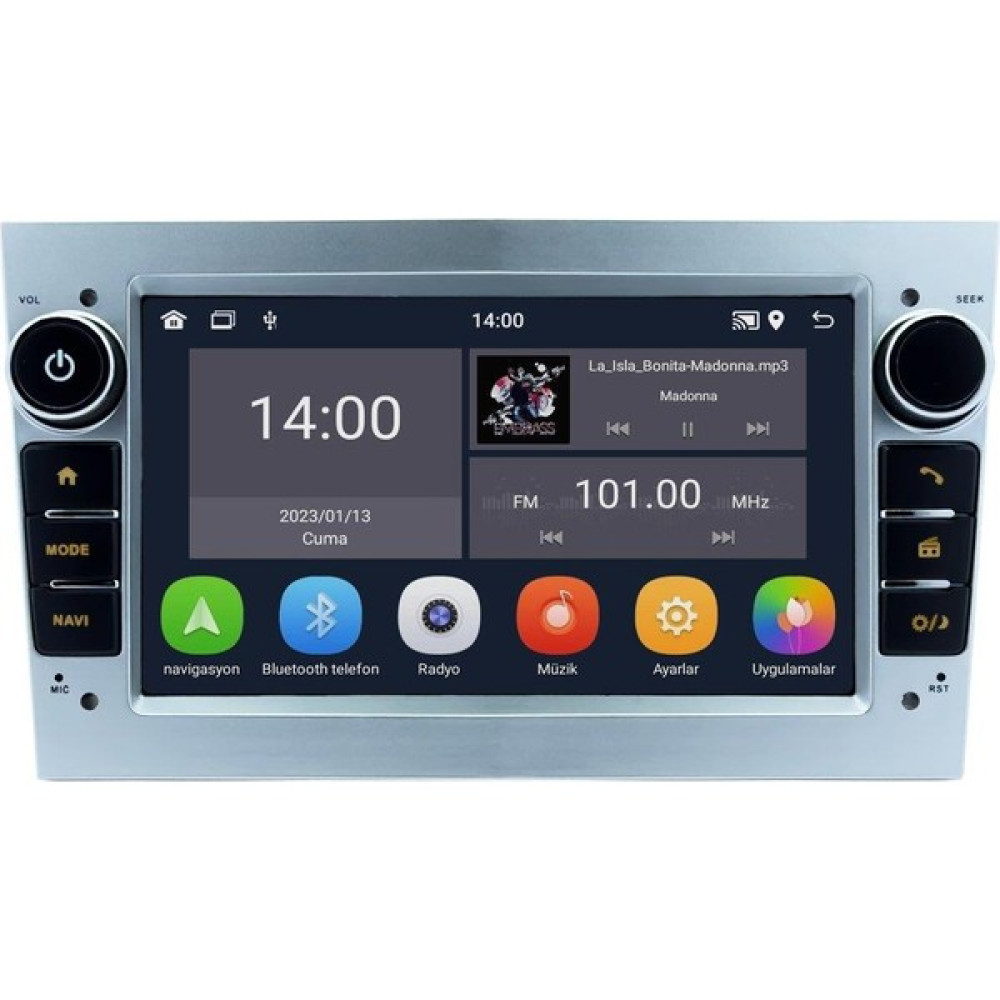 Bawerlink Opel Sılver 7 Inch Hıgh/st - Astra H - Corsa D - Vectra C - Combo - Zafıra 2 GB Ram 32 GB Hafıza Androıd Multımedıa Teyp Oto Video & Navigasyon Cihazları Fiyatı