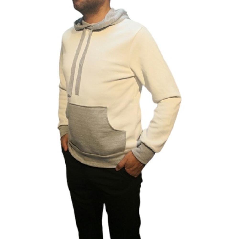 Bay Aygün 22121 Kanguru Cep Kapsonlu Swetshırt_ekru Erkek Sweatshirt Fiyatı