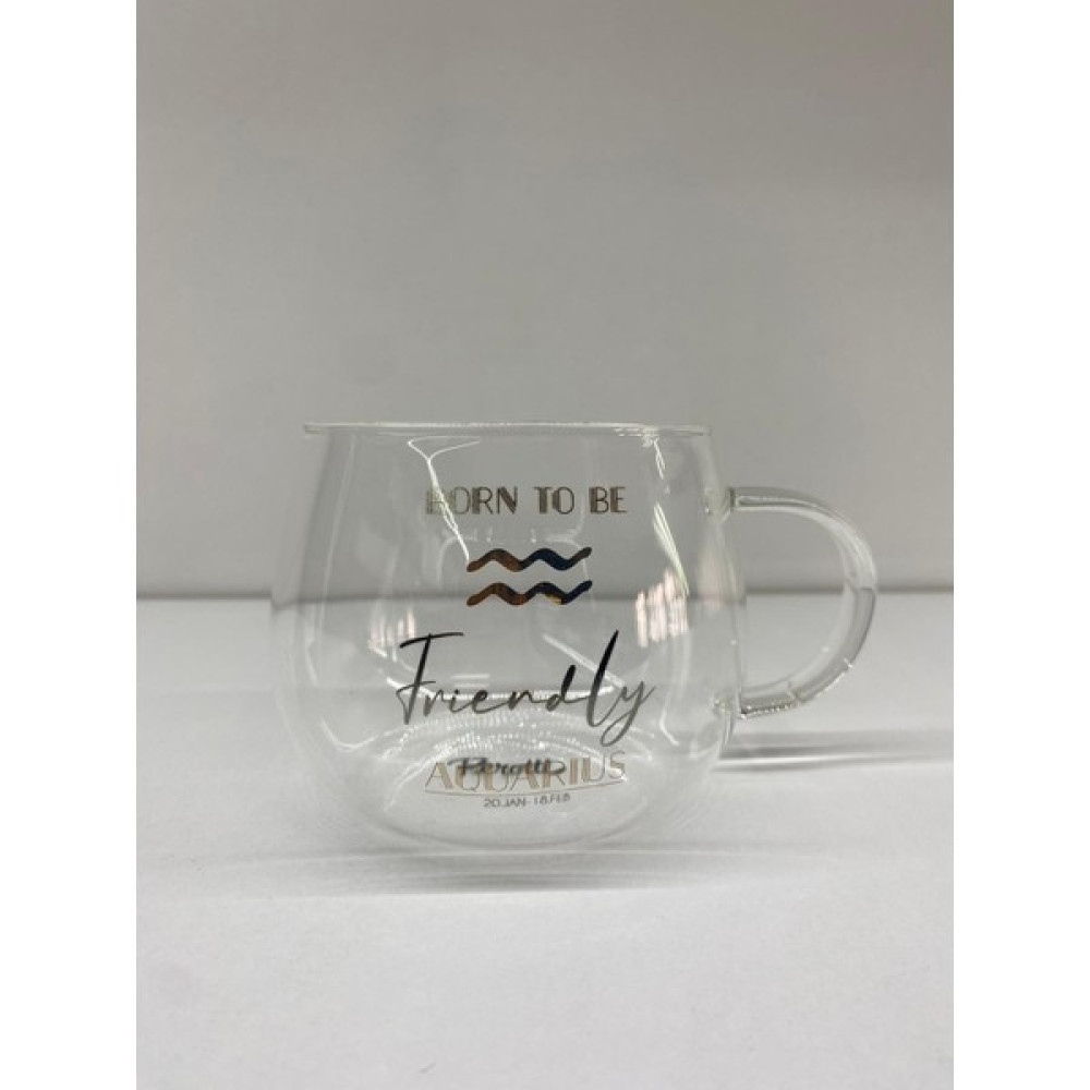 Bay Nuvola 400ML Özel Kova Burcu Cam Kupa 01 Fincan / Bardak / Kahve Takımı Fiyatı