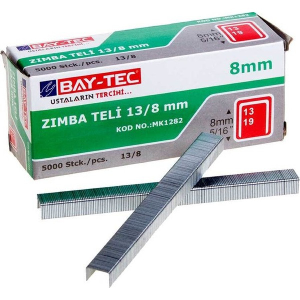 Bay-Tec 5000'LI Zımba Teli 13/8 MK1282 Zımba Teli Sökücü Fiyatı