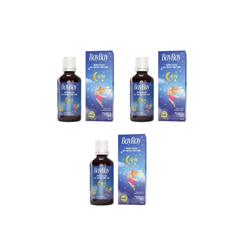 Baybay Night Damla 50 ml 3 Adet Bebek Bakım Fiyatı