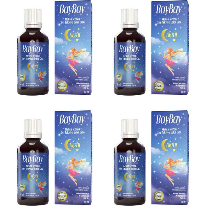 Baybay Night Damla 50ml 4 Adet - -- Diğer Fiyatı