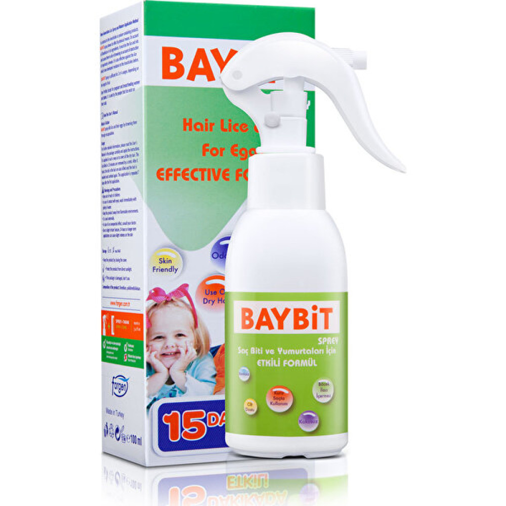Baybit Saç Biti ve Yumurtaları İçin Sprey Bebek Bakım Fiyatı
