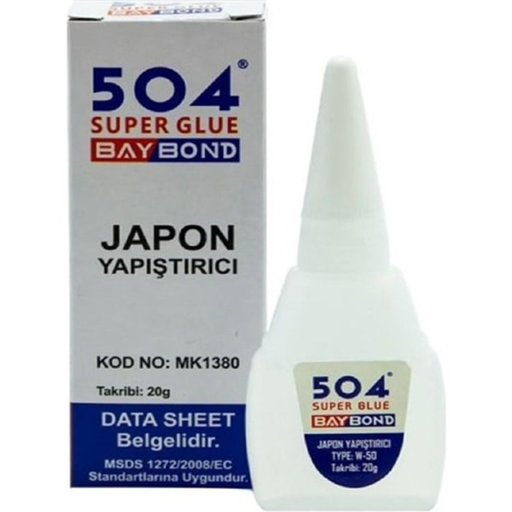 Baybond 504 Hızlı Japon Yapıştırıcı 20GR - 5ADET Oto Boyaları Fiyatı