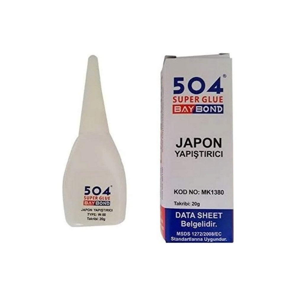 Baybond 504 Japon Yapıştırıcı 20 gr (10 Adet) - 10 Adet Oto Boyaları Fiyatı