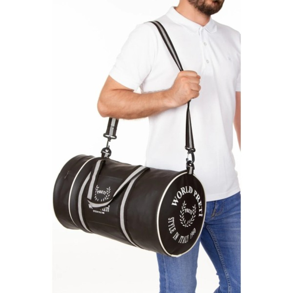Baydar Silindir Spor ve Seyahat Çantası Premium Deri Kumaş Omuz Askılı Günlük ve Spor Için Kısa Seyahatler Için Uygun Spor Çantasıbaydar Bag Erkek Spor Çanta Fiyatı