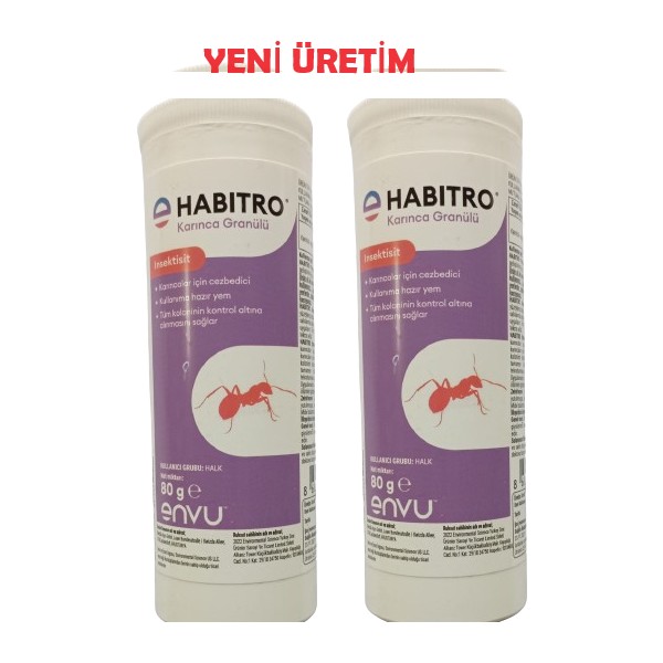 Bayer Habitro Karınca Granülü 80 gr Yeni Üretim!! x 2 Adet Sinek-Kene-Haşere Kovucu Fiyatı