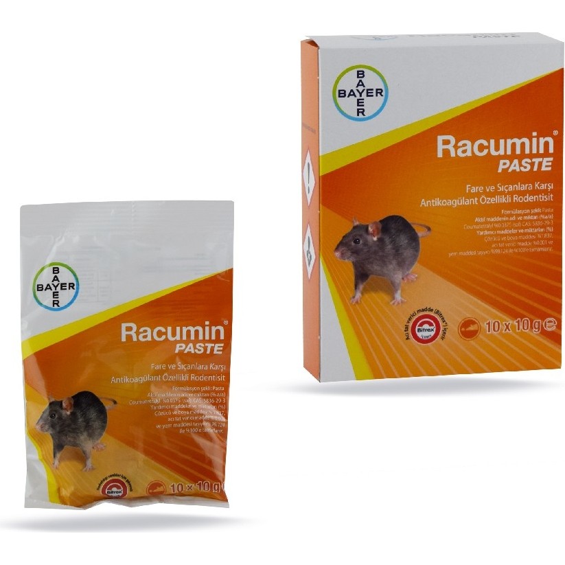 Bayer Racumin 100 gr Fare Yemi Sinek-Kene-Haşere Kovucu Fiyatı