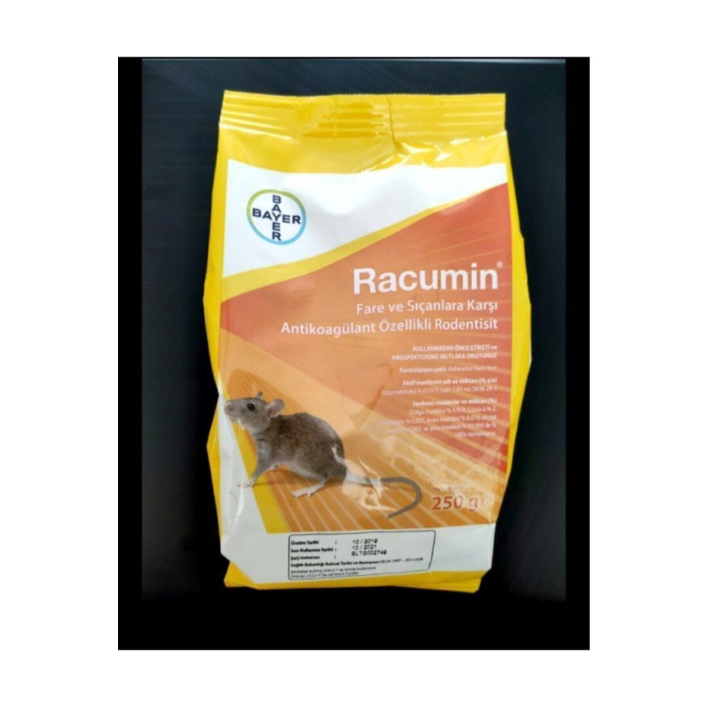 Bayer Racumin Buğday Fare Ve Sıçan Zehiri 250 gram (ZEHİRLİ BUĞDAY) Market Fiyatı