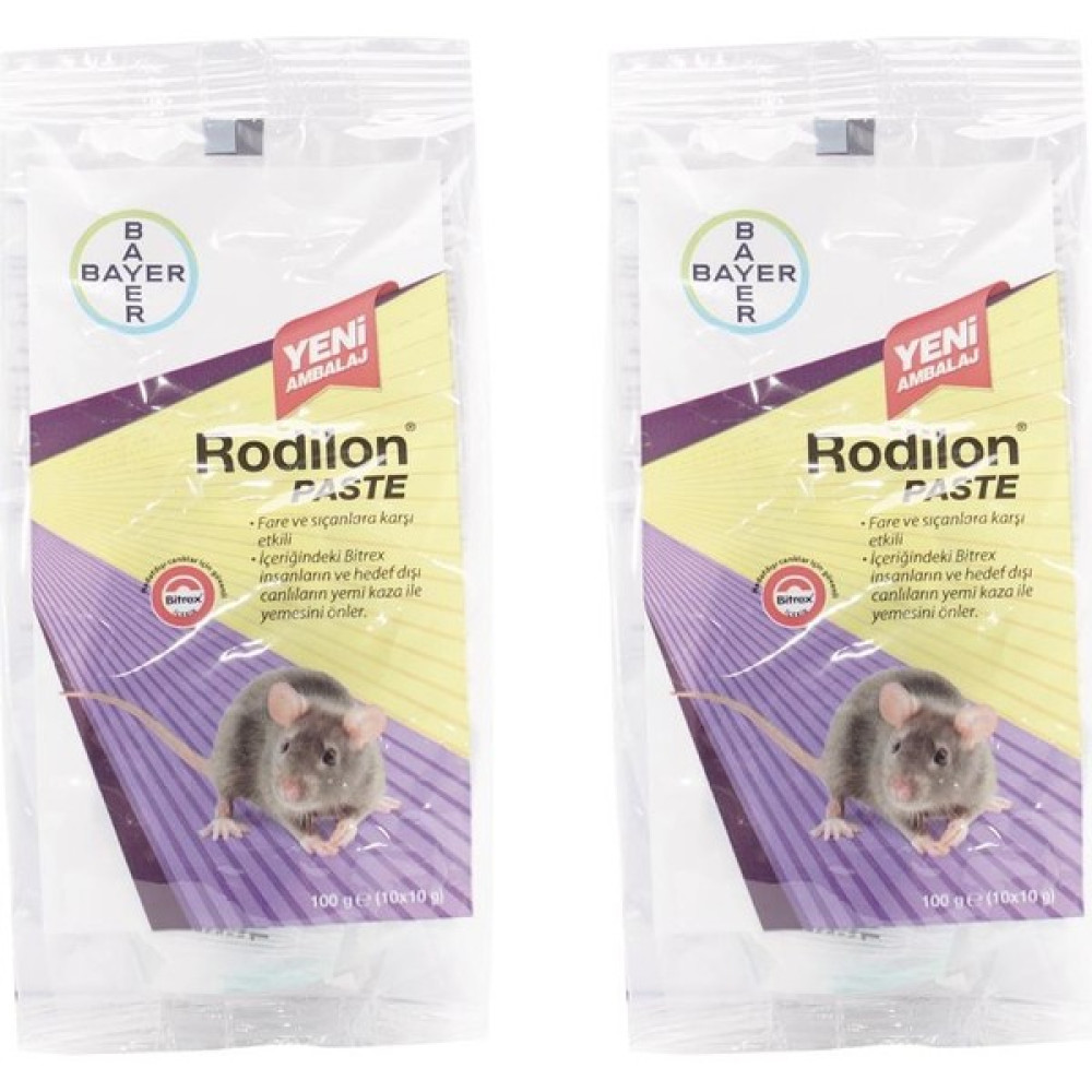 Bayer Rodilon Pasta 100 gr Bayer 2'li Sinek-Kene-Haşere Kovucu Fiyatı