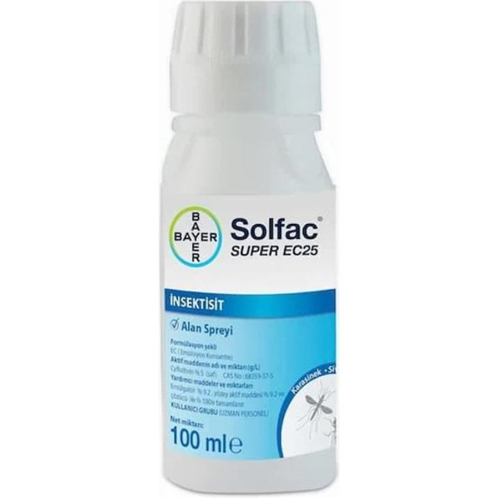 Bayer Solfac Ec 25 Karasinek ve Sivrisinek 4'lü x 100 ml Oto Boyaları Fiyatı