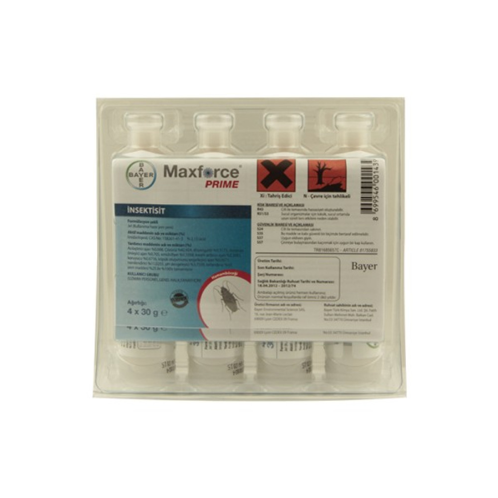 Bayerhamamböceği Jeli Maxforce Prime 4'Lü İlaçlama Set Oto Boyaları Fiyatı