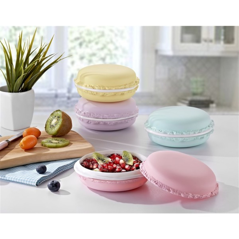Bayev 4`Lü 4 Renk Kapaklı Macaron Kase Seti 400 Ml Oto Boyaları Fiyatı