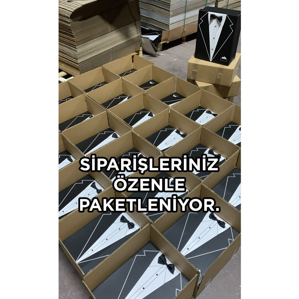 Bayguru Teknoplus Büyük Boy 3lü Damat Bohça Kutusu (ÇEYİZ BOHÇA SETİ 3 LÜ SET) Hediyelik Eşya Fiyatı