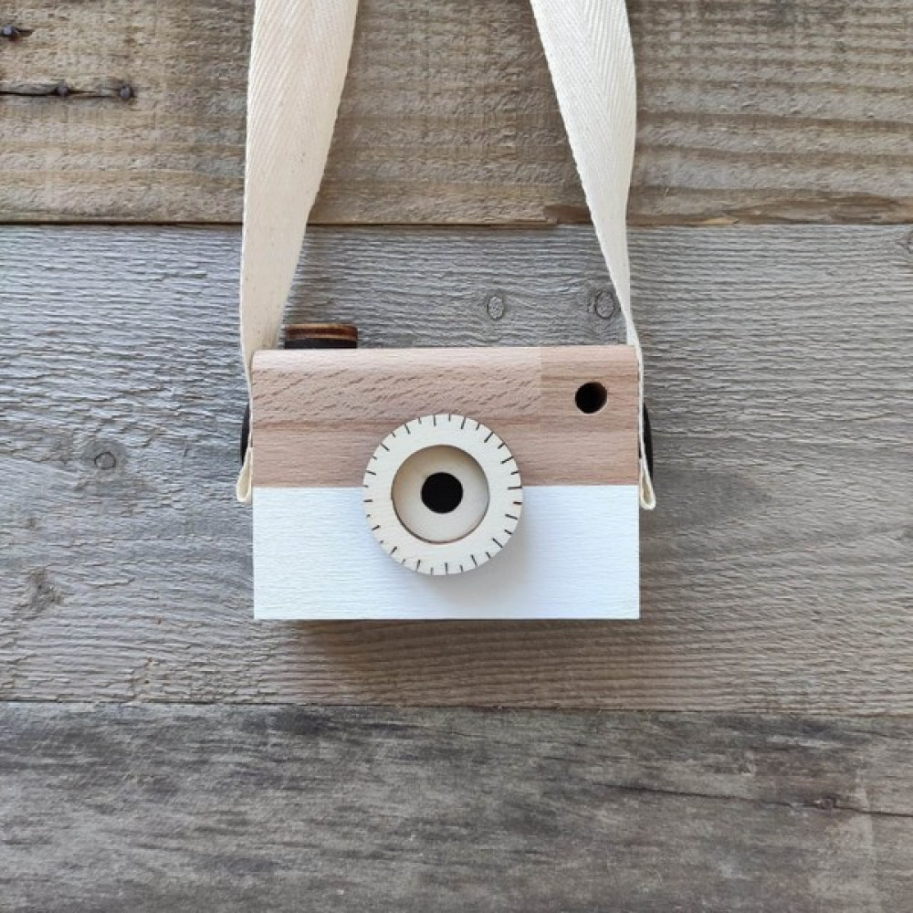 Baykuş Craft Mimarlık Ahşap Oyuncak Waldorf Fotoğraf Makinesi Eğitici Bebek Kamera Montessori 1 Adet - Beyaz Bebek Oyuncakları Fiyatı
