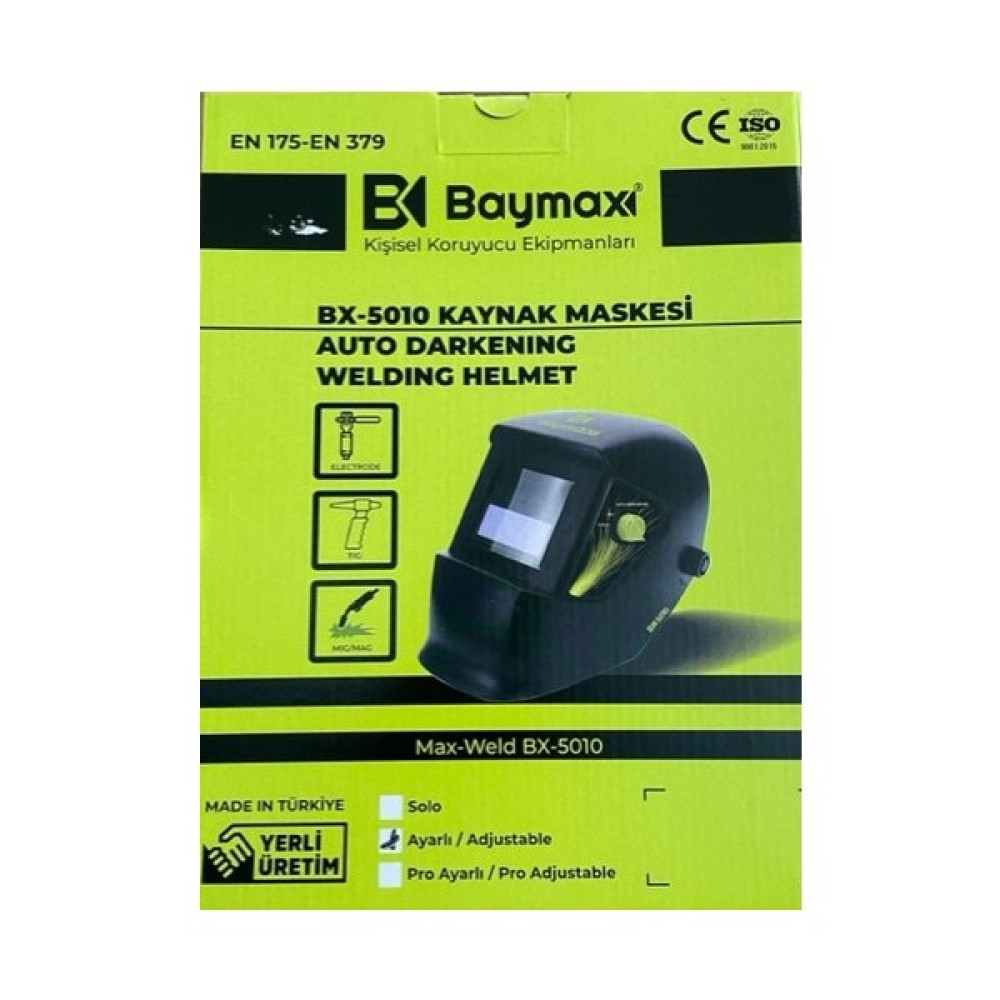 Baymax Ayarlı Colormatik Kaynak Maske Otomatik Kaynak Maskesi Kaynak Makineleri Fiyatı