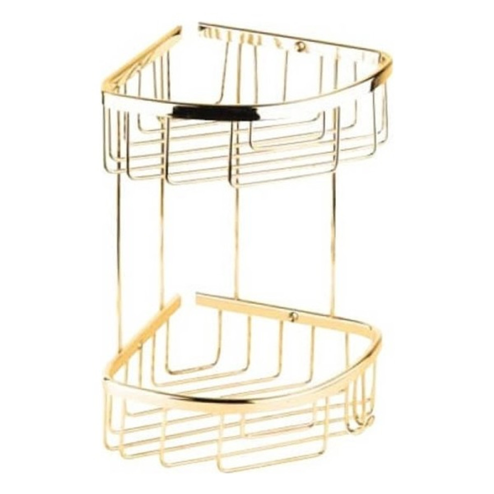 Baymera Gold Oval 2'Li Köşelik Banyo Rafı Fiyatı