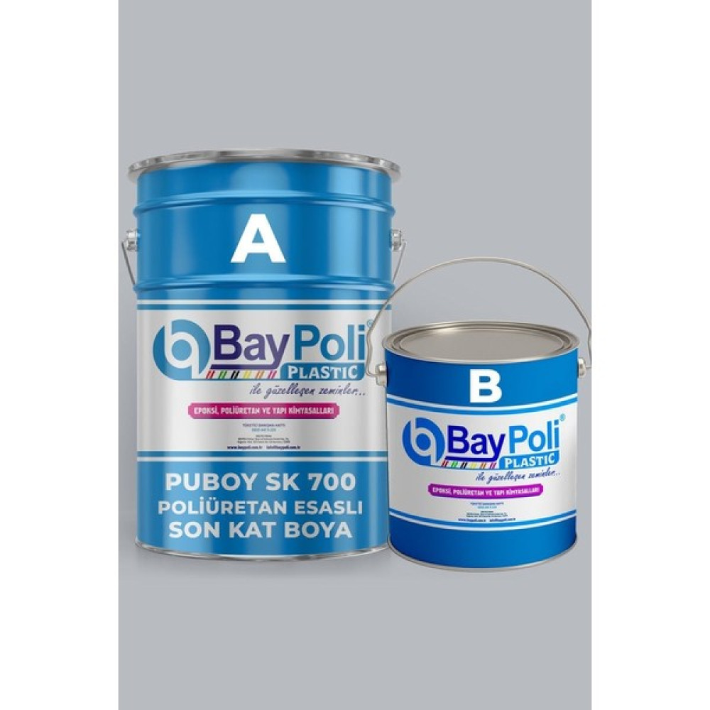 Baypoli Puboy Sk 700 Poliüretan Son Kat Boya 20KG - Ral 5020 Oto Boyaları Fiyatı