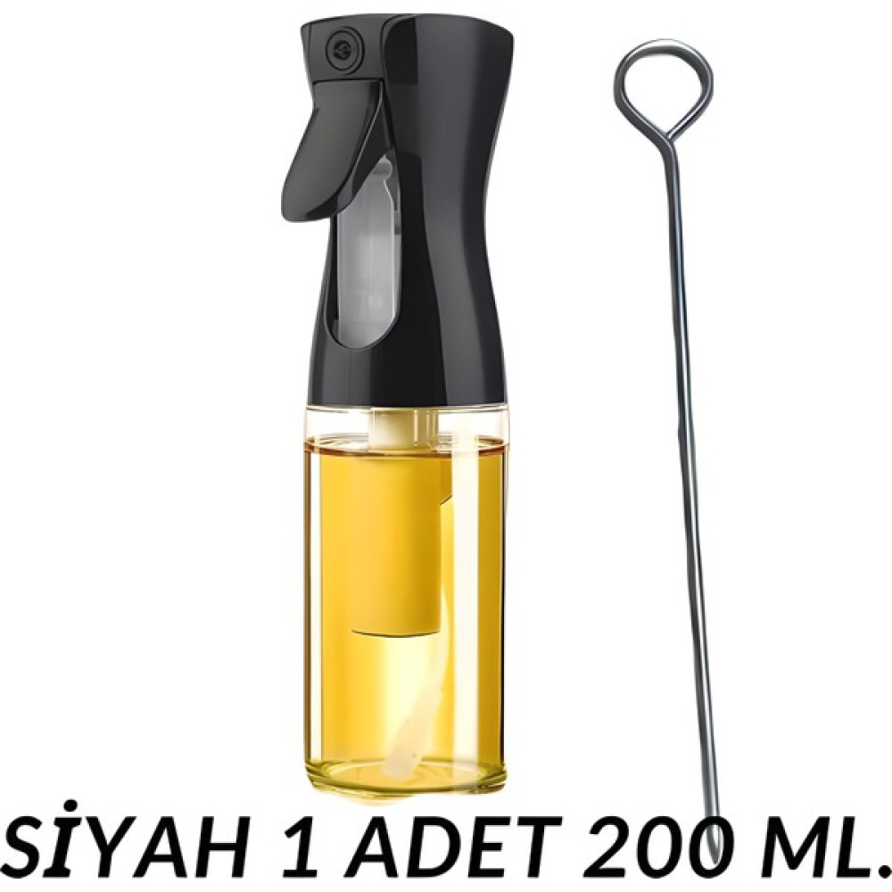 Bayrak Global (Yb1-S) Siyah Yağ Şişesi Yağdanlık,sirkelik, Sos Spreyi,sprey Cam Yağdanlık Sirkelik,limon Sos Spreyi Yağ Şişesi Yağdanlık - 200 ml Mutfak Gereçleri Fiyatı