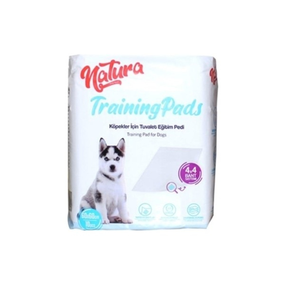 Bayraktar Evcil Natura Kaydırmaz Bantlı Köpek Çiş Eğitim Pedi 60X60CM (10'lu) Evcil Hayvan Ürünleri Fiyatı