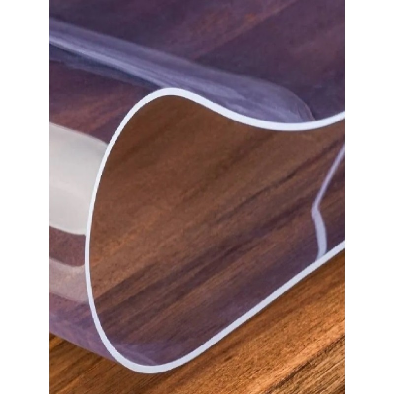 Bayramoğlu 1.4 mm. PVC Masa Örtüsü. Yaza özel 50x70 dantel görünümlü pvc runner hediye - Şeffaf - 70 x 110 cm Diğer Fiyatı