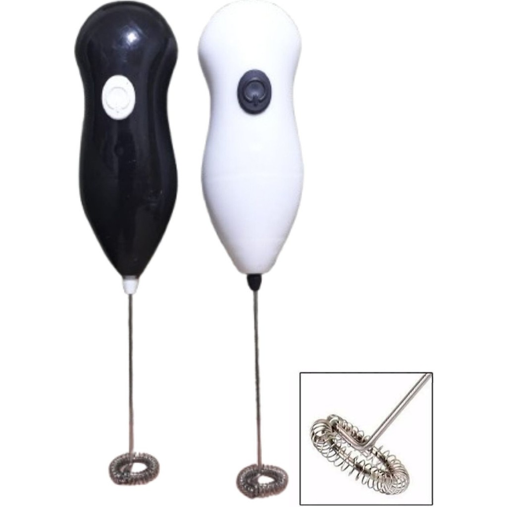 Baysa Pilli Mini Mixer Kahve Süt Köpürtücü Karıştırıcı Cappuccino Mixer SİYAH - Beyaz Diğer Fiyatı