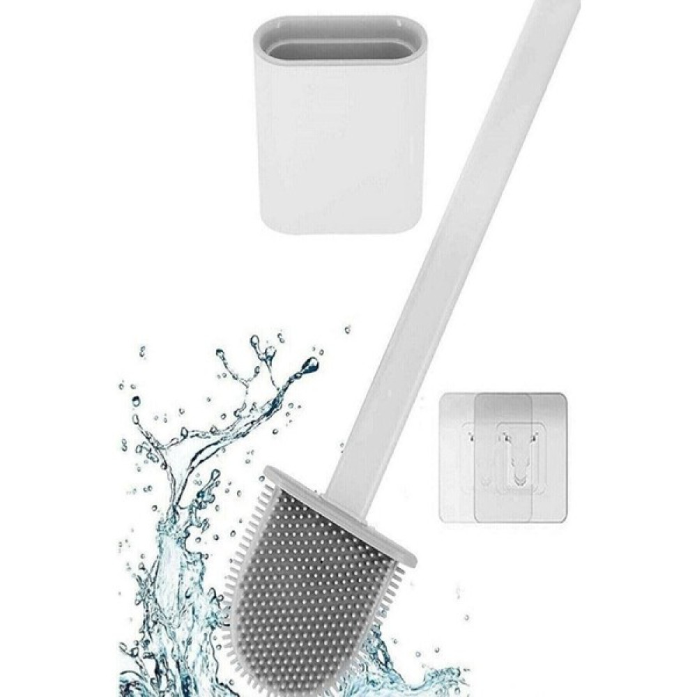 Baysa Wc Fırçası Silikonlu - Beyaz Klozet Fırçası Fiyatı