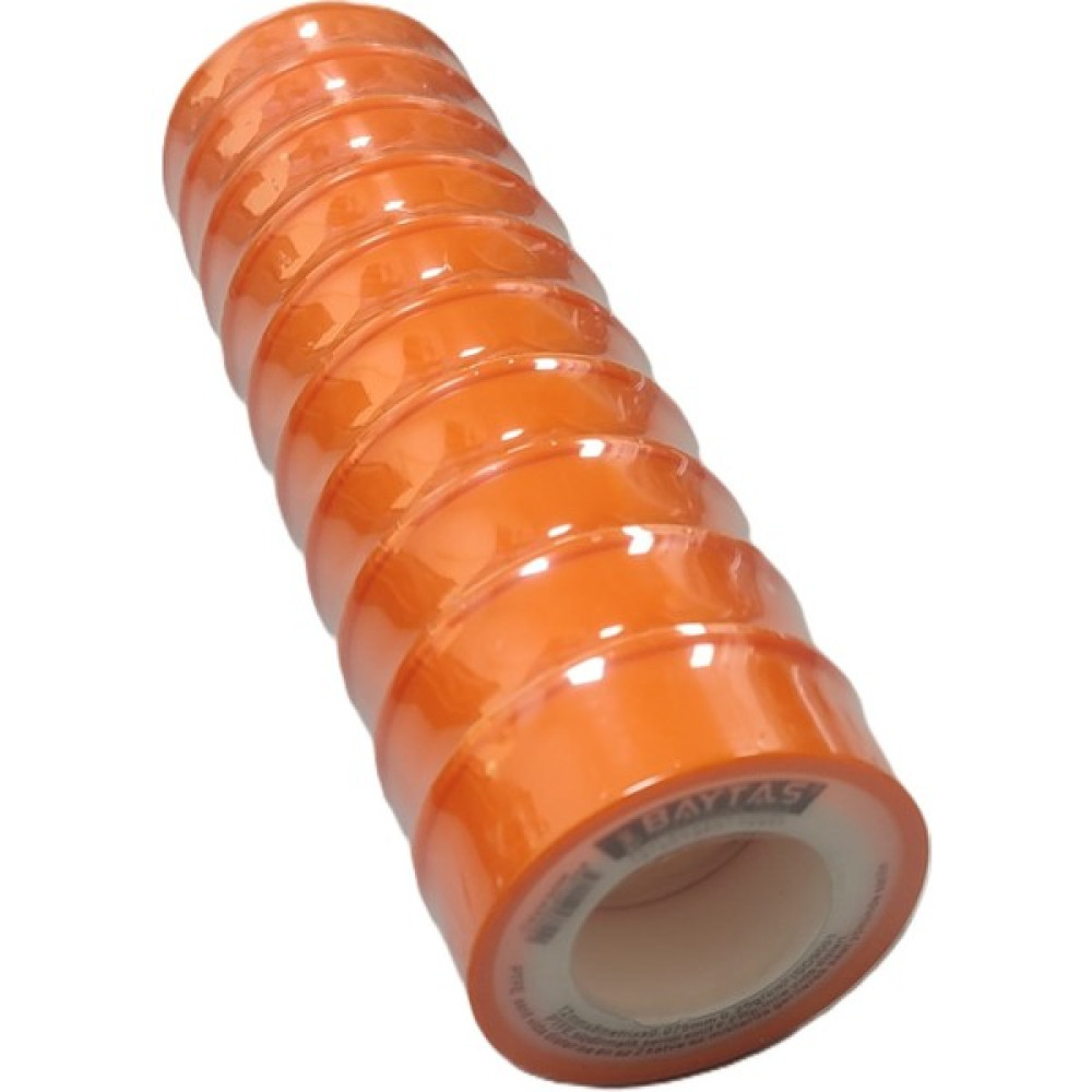 Baytaş 10'lu Paket 12MM x 8m x 0,075MM Ptfe Su Teflon Bant (Sızdırmazlık) - Teflon Tape (Sealing) Nalburiye & Hırdavat Fiyatı