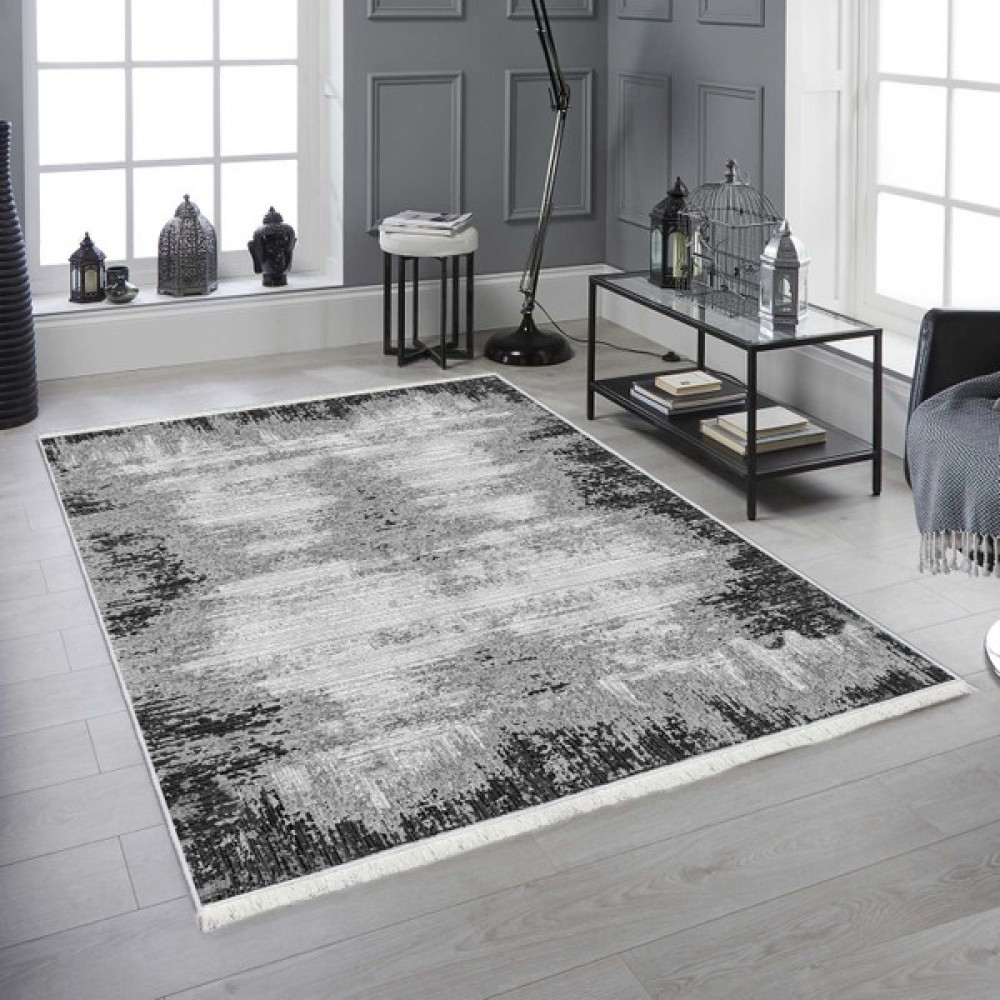 Bazaar Forum Dokuma Taban Yeni Model Dekoratif Saçaklı Halı 80 x 300 cm MS-0022 - Renkli Salon Halısı Fiyatı