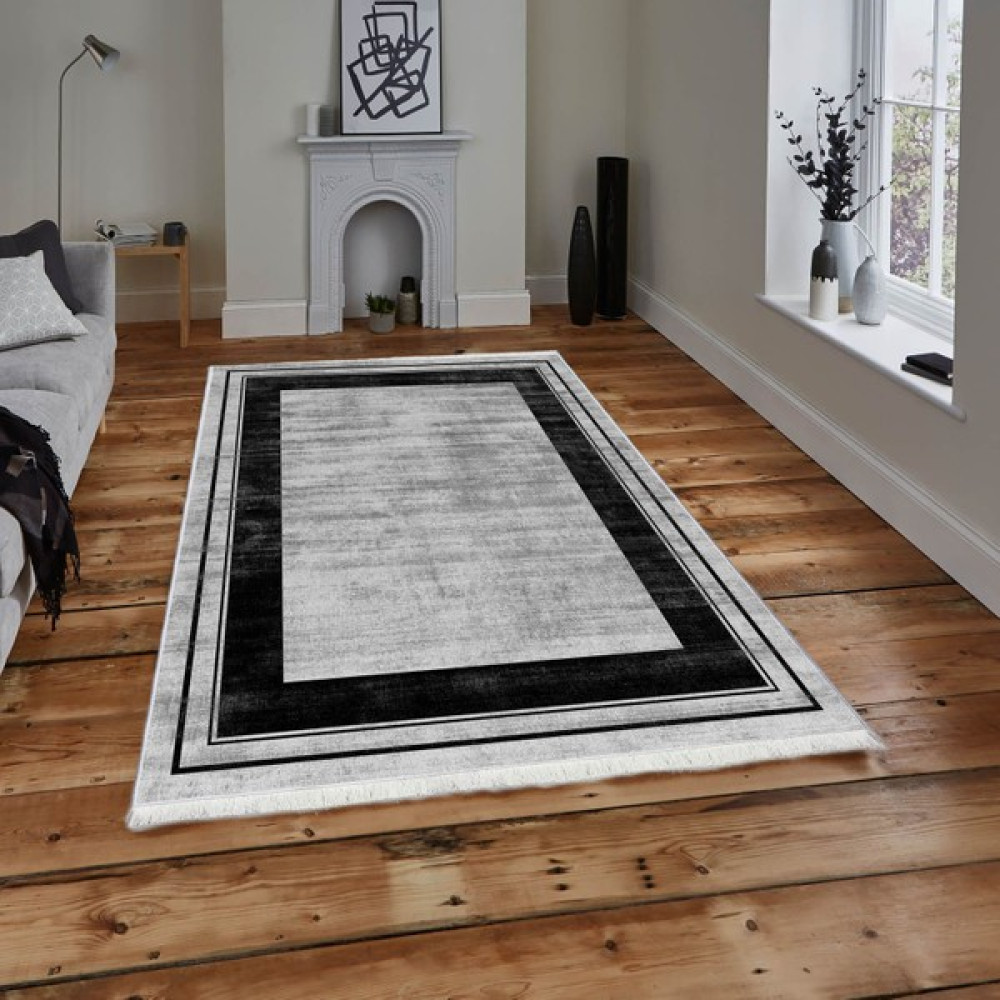 Bazaar Forum Dokuma Taban Yeni Model Dekoratif Saçaklı Halı 80 x 300 cm MS-0034 - Renkli Salon Halısı Fiyatı