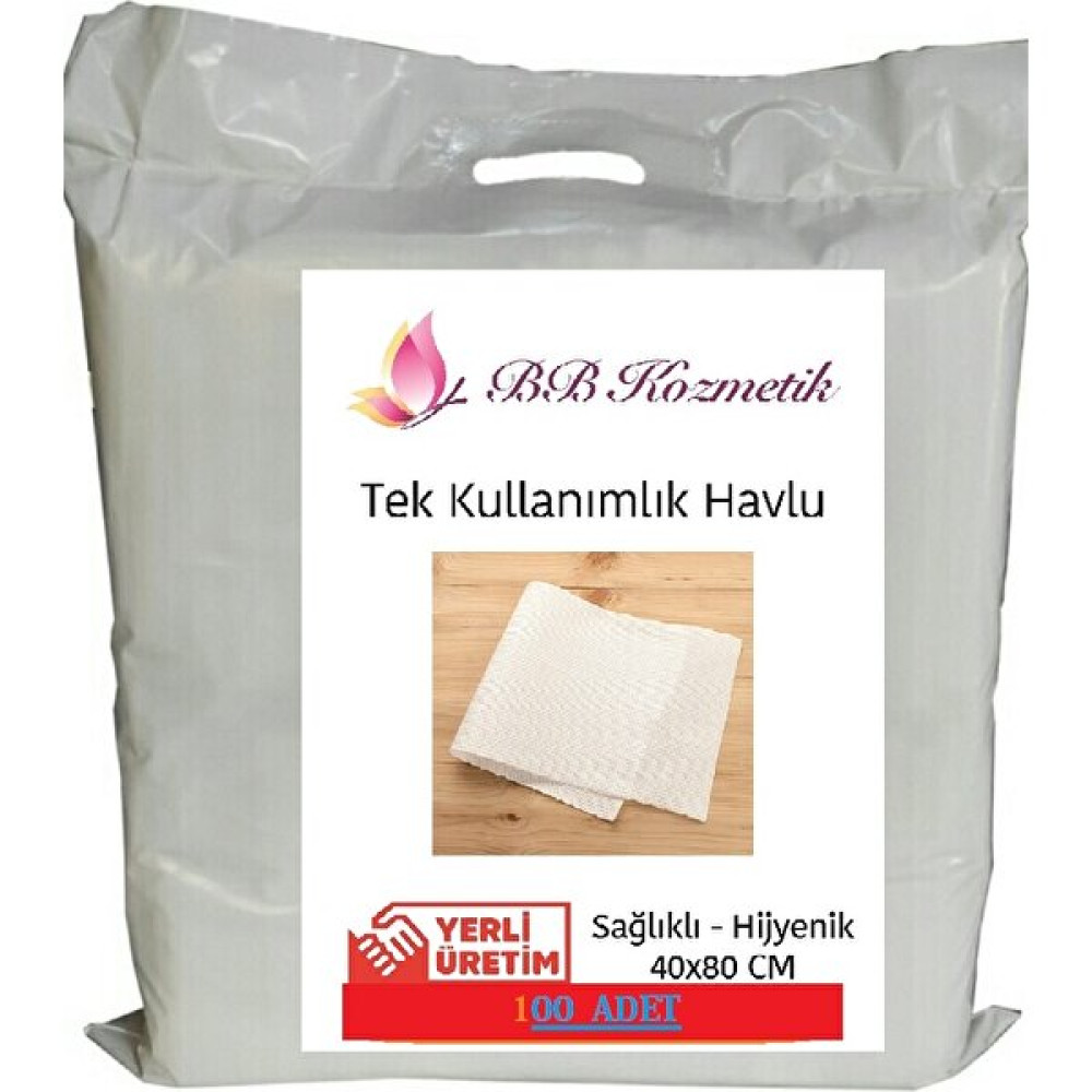 BB Kozmetik Tek Kullanımlık 100 Adet (40X80) - Beyaz Kağıt Havlu Fiyatı