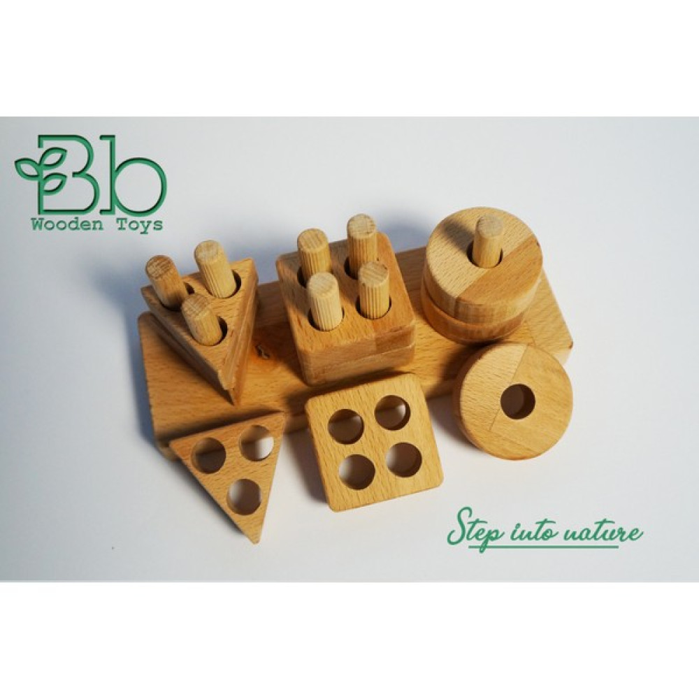 Bb Wooden Toys Dikdörtgen 3'lü Bul-Tak Bebek Oyuncakları Fiyatı