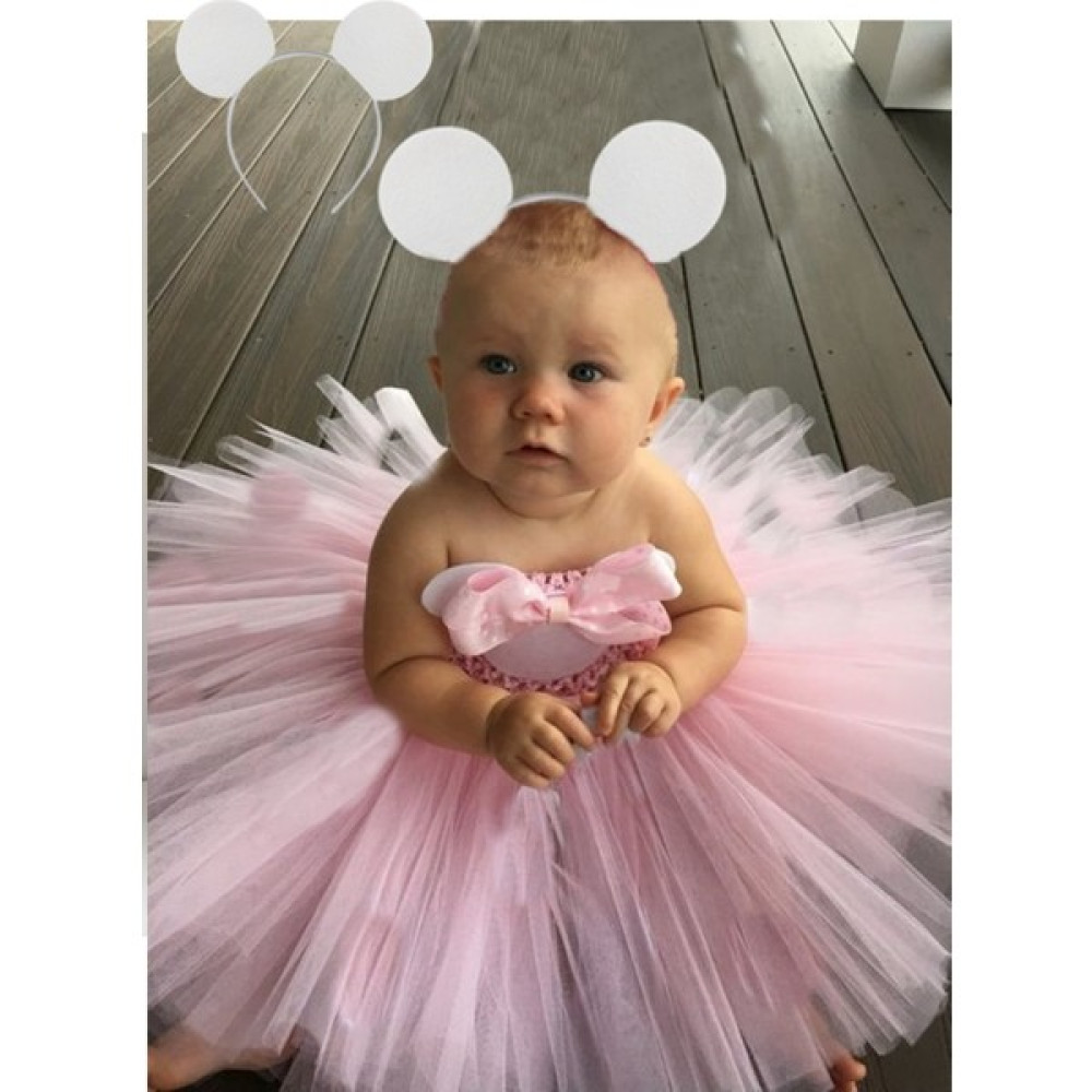 Bba New Trend El Yapımı Tütü Elbise 1-2 Yaş Minnie Mouse Tütü Elbise Doğum Günü Kız Çocuk Elbise Fiyatı