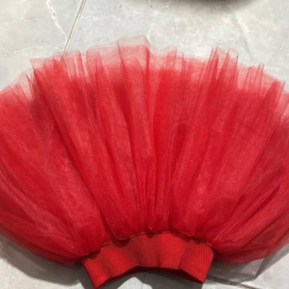 Bba New Trend Kırmızı Tütü Etek,parti Doğumgünü Bale Etek,gunlük Tül Etek Bebek Eteği Fiyatı