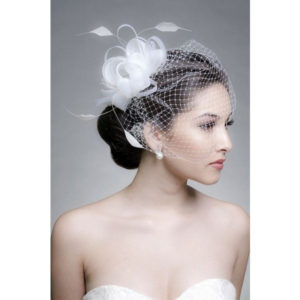 Bba New Trend Tüllü Gelin Tacı Nikah Aksesuar,nikah Kepi Vualet,nikah Şapkası - Beyaz Toka, Taç & Saç Bandı Fiyatı