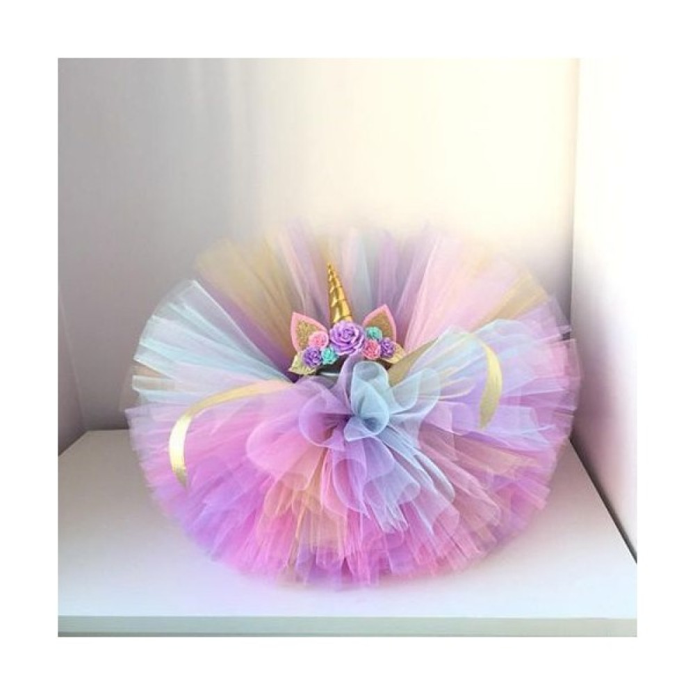 BBA new trend unicorn tütü etek kız çoçuk tütü etek ve taç 1-2 yas Kız Çocuk Giyim Takımı Fiyatı