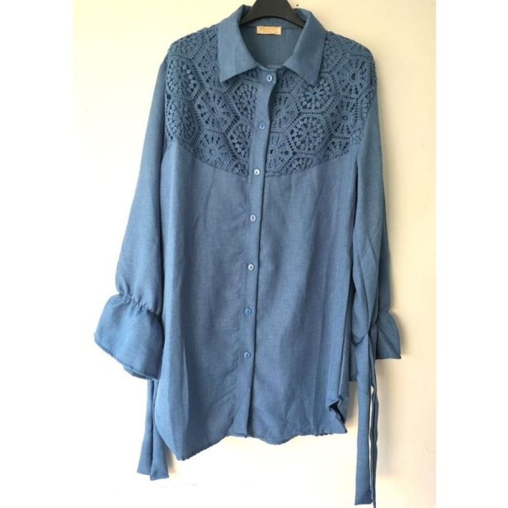 Bbade Butik Kadın Güpürlü Tunik Gömlek Kadın Gömlek Fiyatı