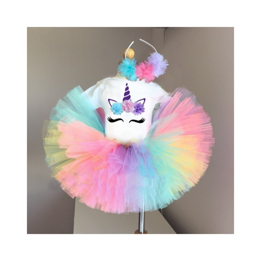 Bbays New Trend Bbays New Trend,1-9 Yaş Kız Çoçuk Unicorn Etek Doğum Günü Unicorn Taç Unicorn Kostüm Bebek Eteği Fiyatı